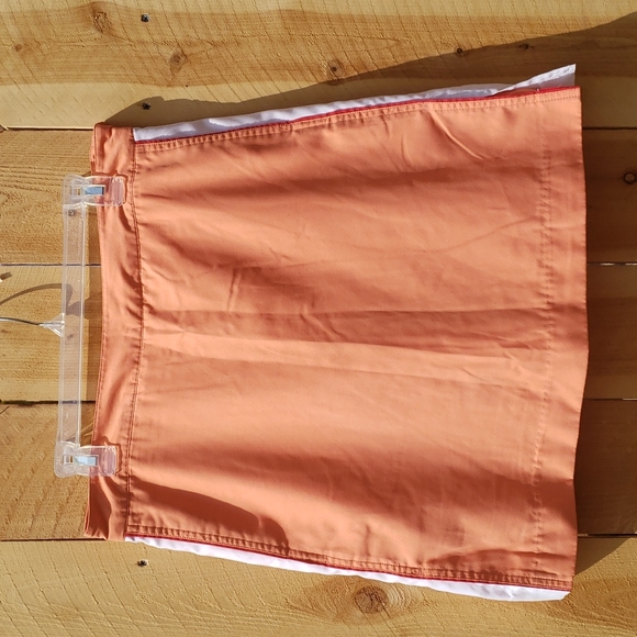 Izod X tra Dry Orange White w Red Piping Skort 12 - Picture 9 of 9